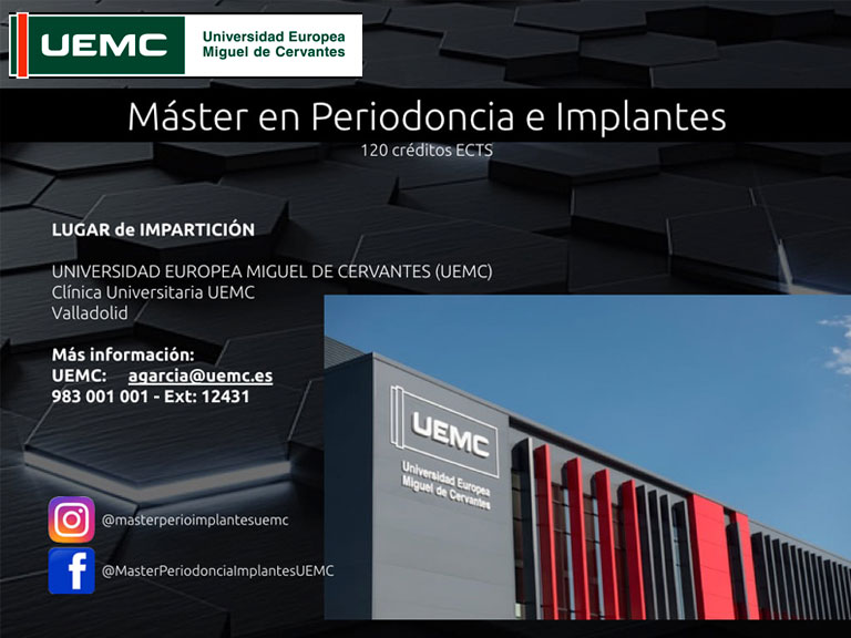 Clausura del Máster en Periodoncia e Implantología. UEMC